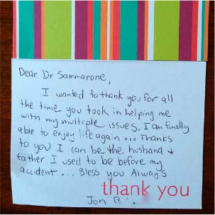 Interventional Pain & Vein Clinic, Parsippany, Morristown, West Orange NJ Testimonial